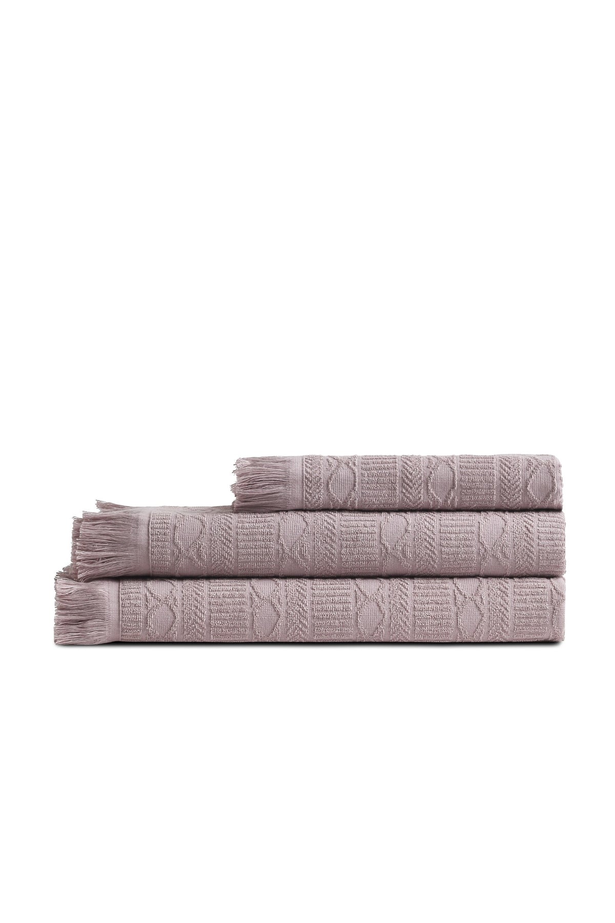 Pavia Home Elina — Lilac towel alternate view
