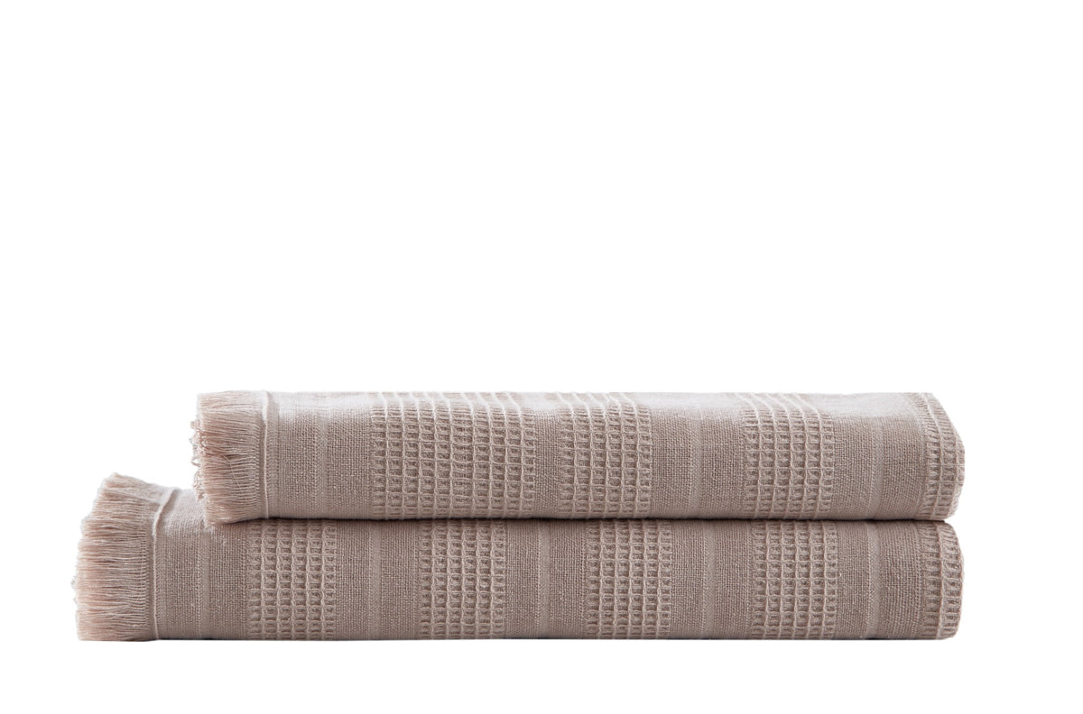 Pavia Home Erna towel set — quartz