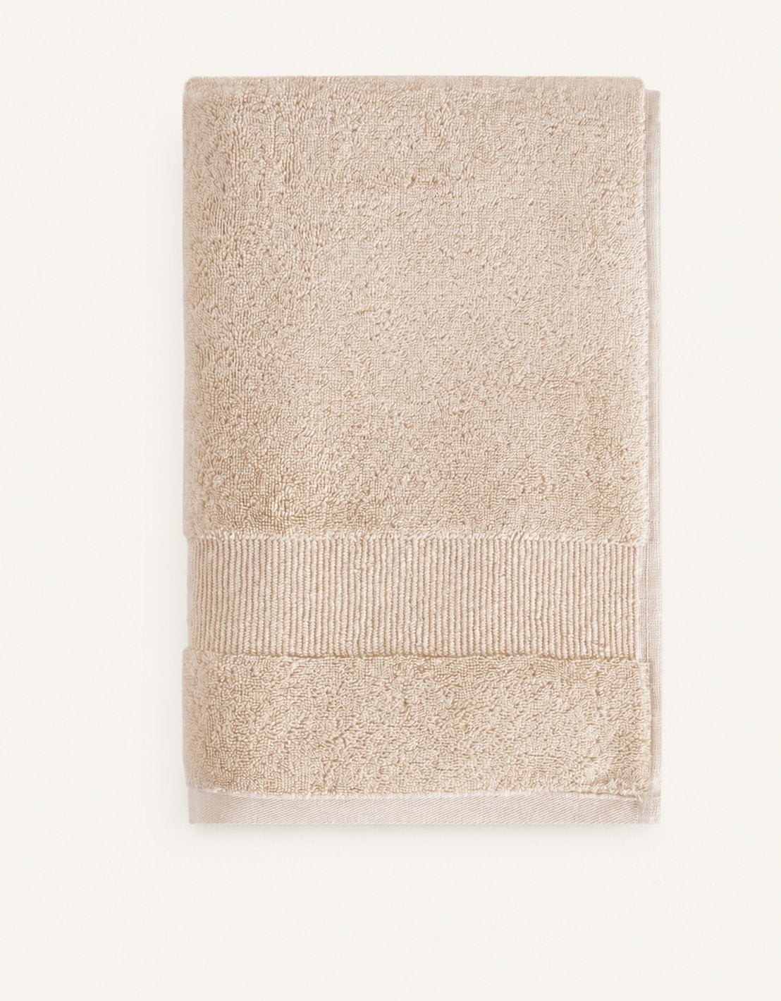 Pavia Home Luan towel set — beige folded