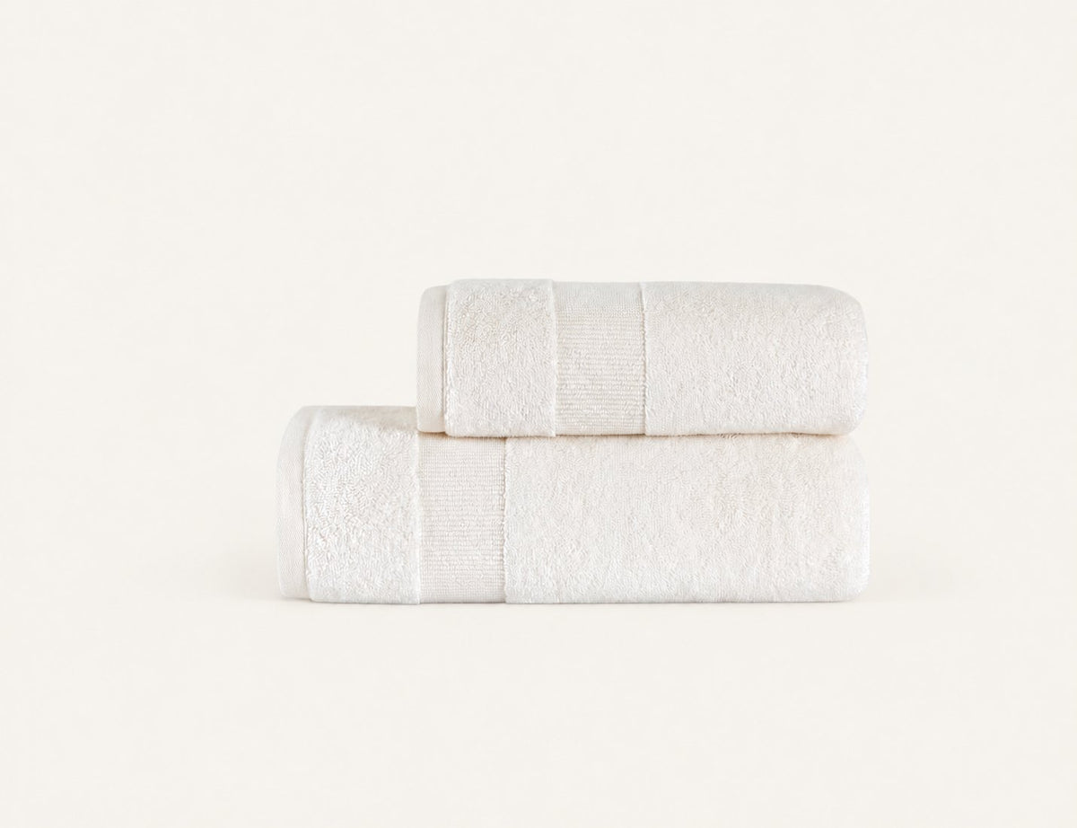 Pavia Home Luan towel set — ecru