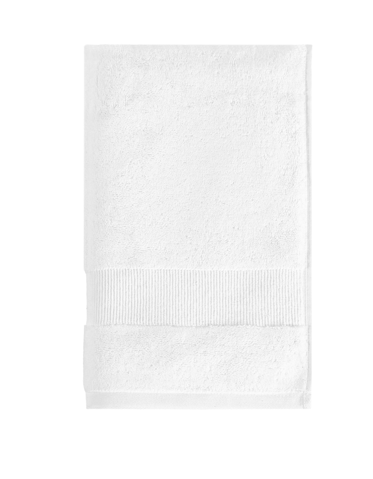 Pavia Home Luan towel set — white folded