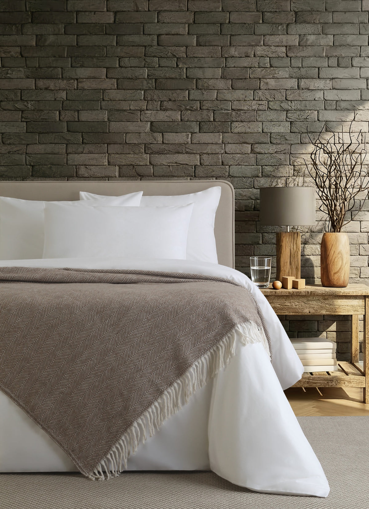 Nevada Dark Beige blanket