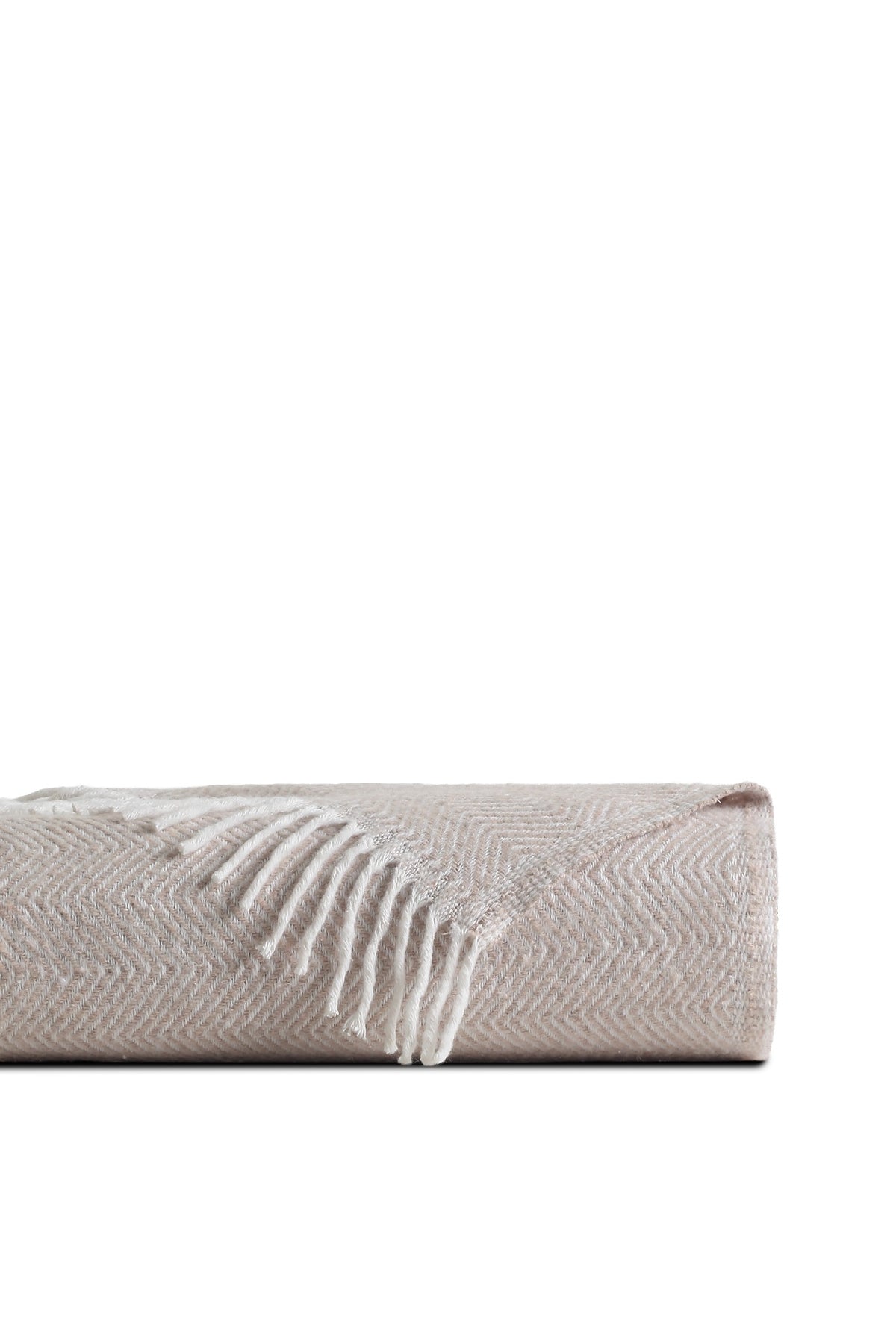 Nevada Beige blanket folded