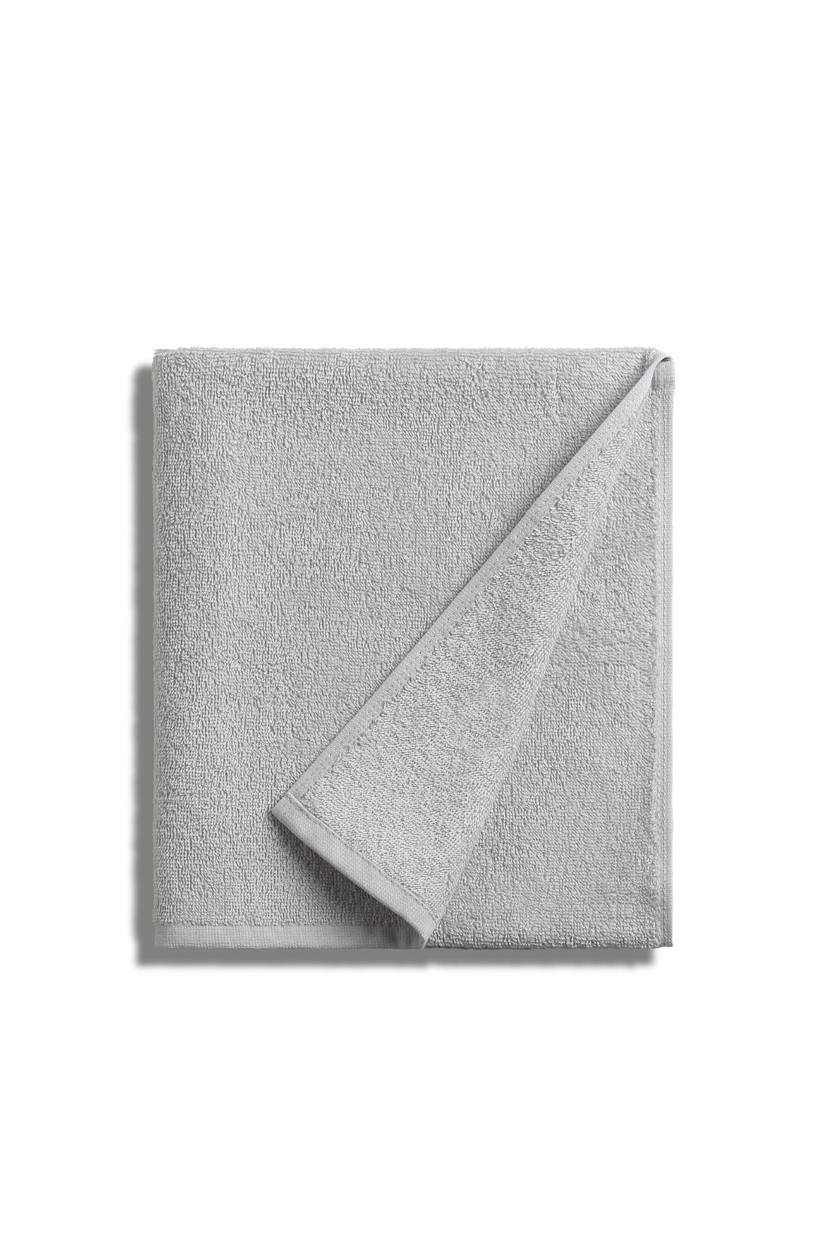 Folded Nicol towel in Grey