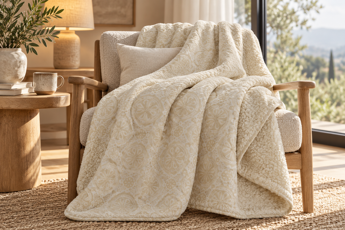 Pavia Home Blankets — original lifestyle collection scene