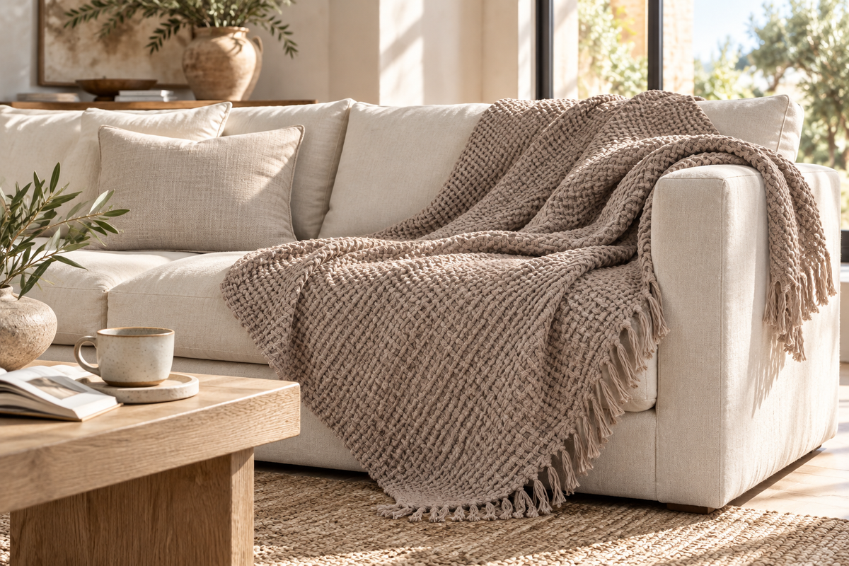 Pavia Home Throws — original lifestyle collection scene