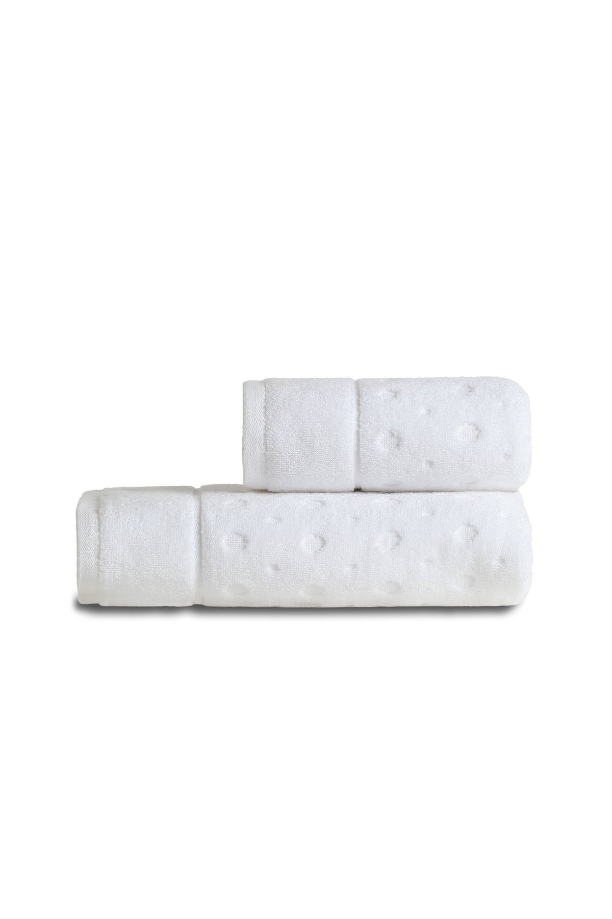 Pavia Home Bernardo — White two-piece towel set