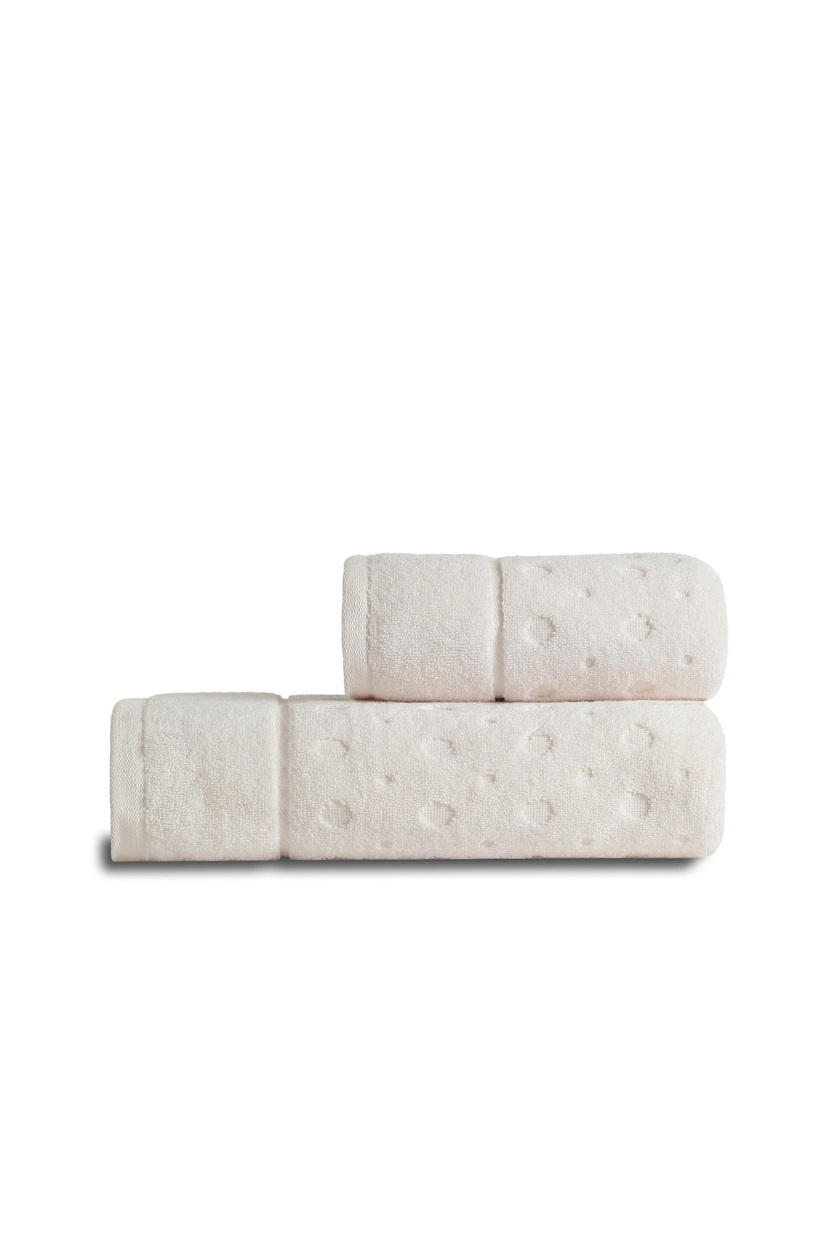 Pavia Home Bernardo — Ecru two-piece towel set