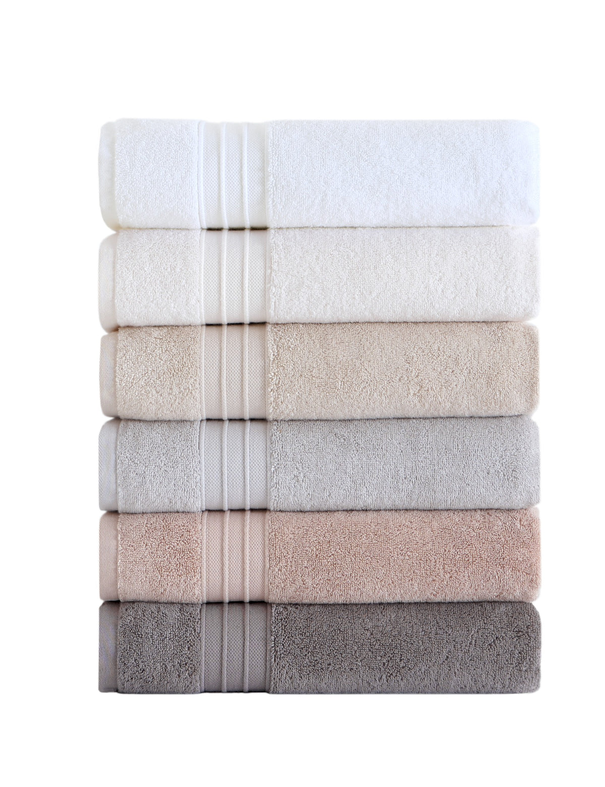 Jony towel collection in six colours