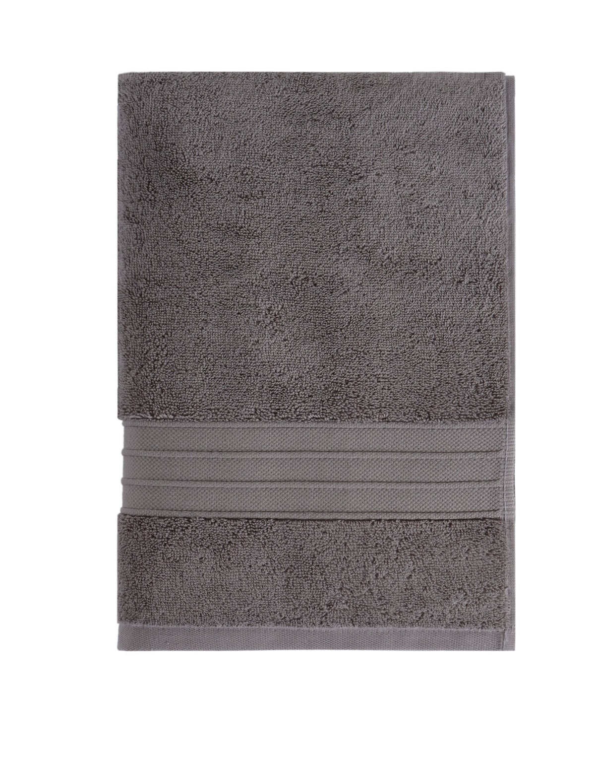 Folded Jony towel in Anthracite