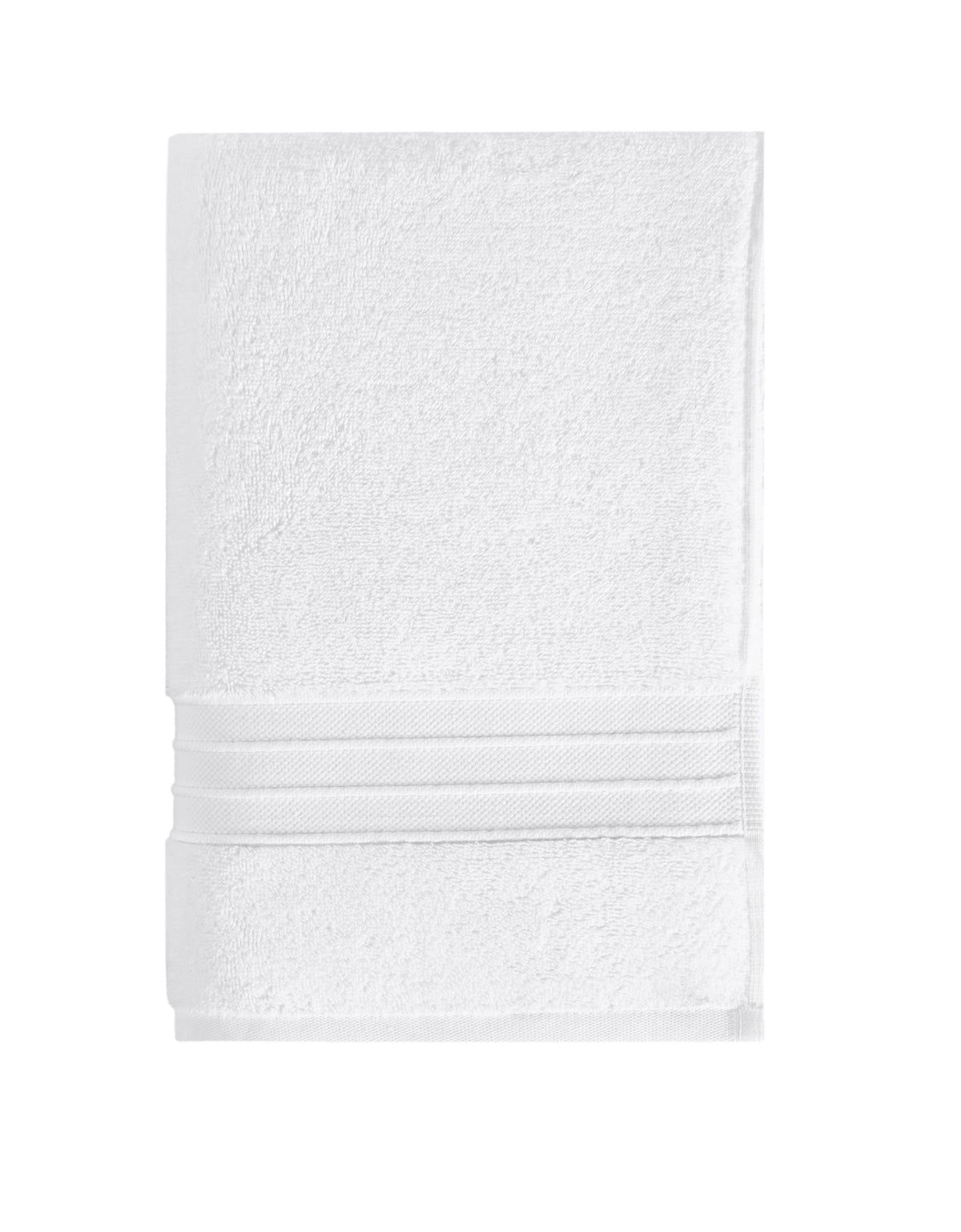Folded Jony towel in White