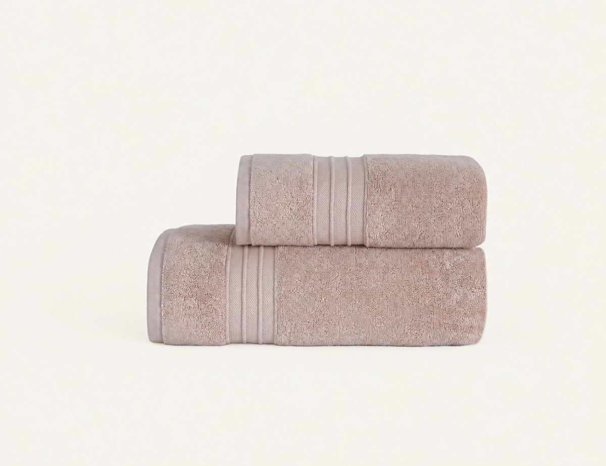 Jony two-piece towel set in Quartz
