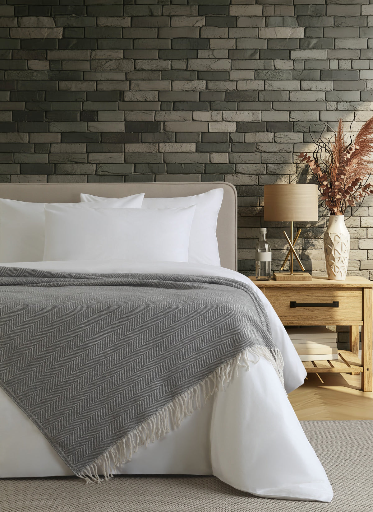 Nevada Dark Grey blanket