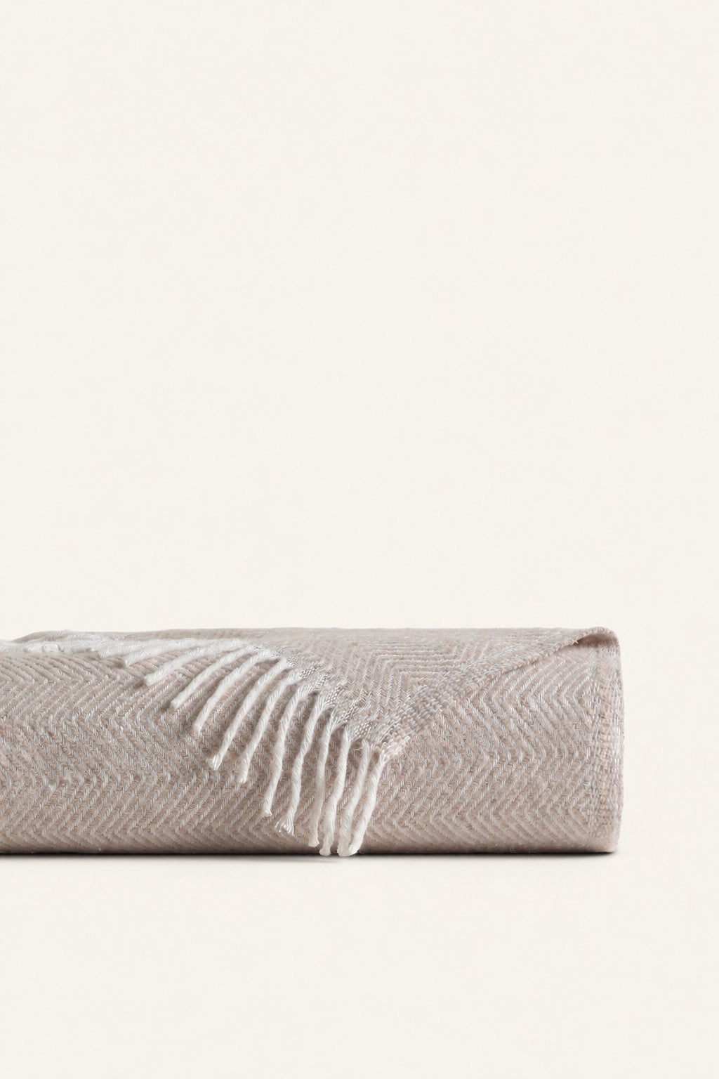 Nevada — Decke in Beige, gefaltet