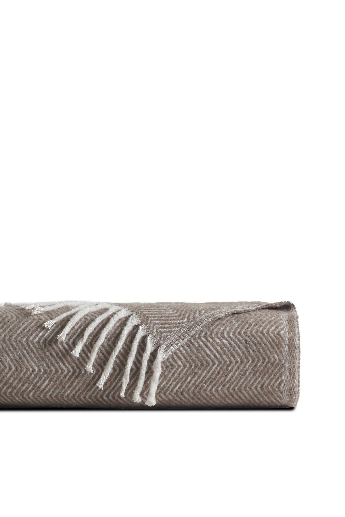 Nevada Dark Beige blanket folded