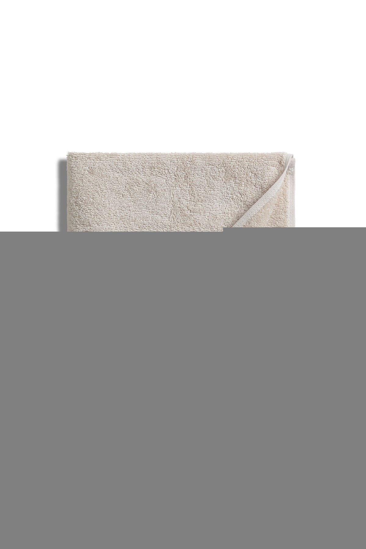 Folded Nicol towel in Beige