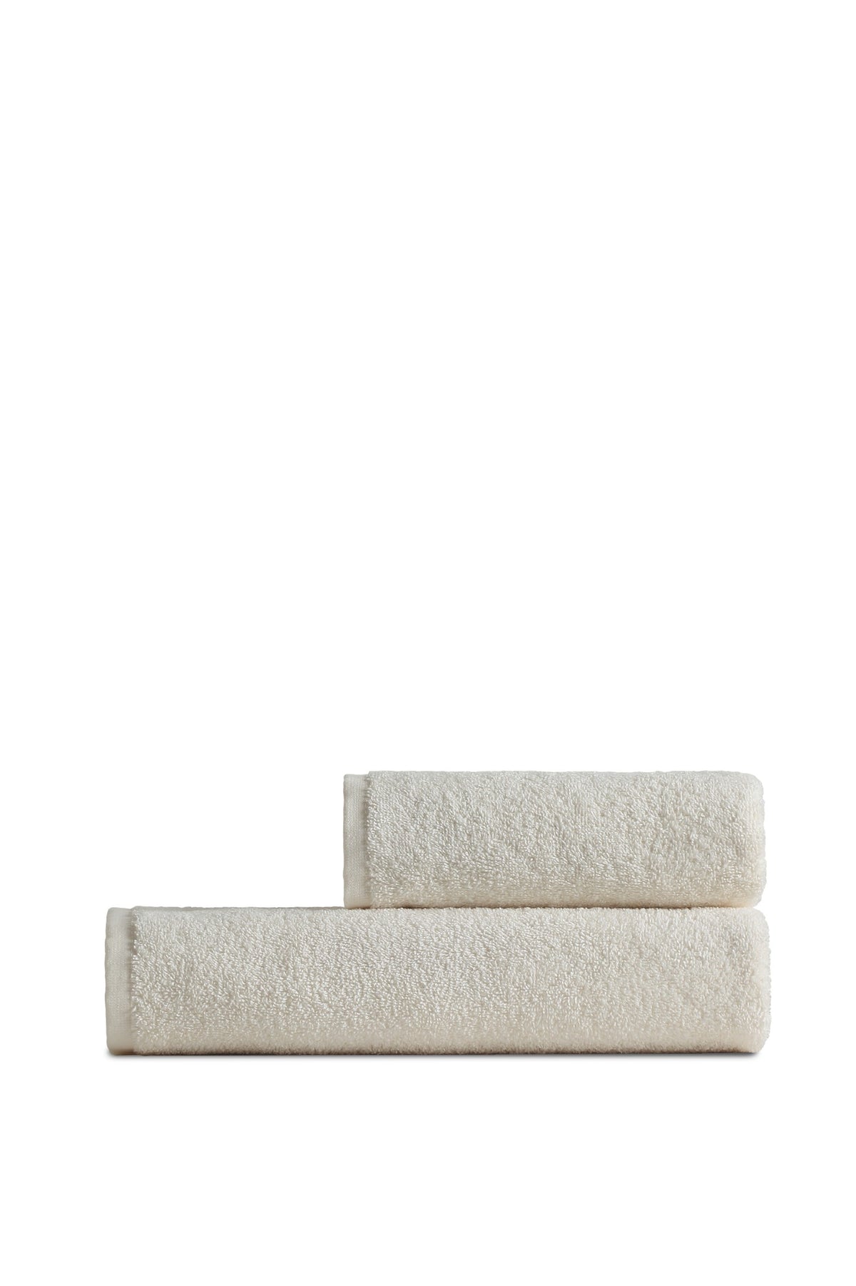 Nicol two-piece towel set in Ecru