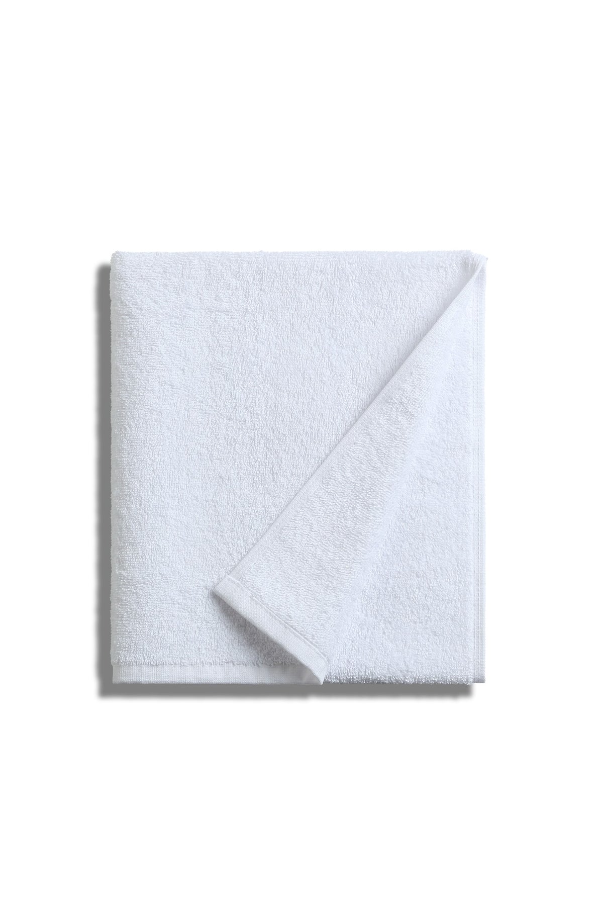Folded Nicol towel in White